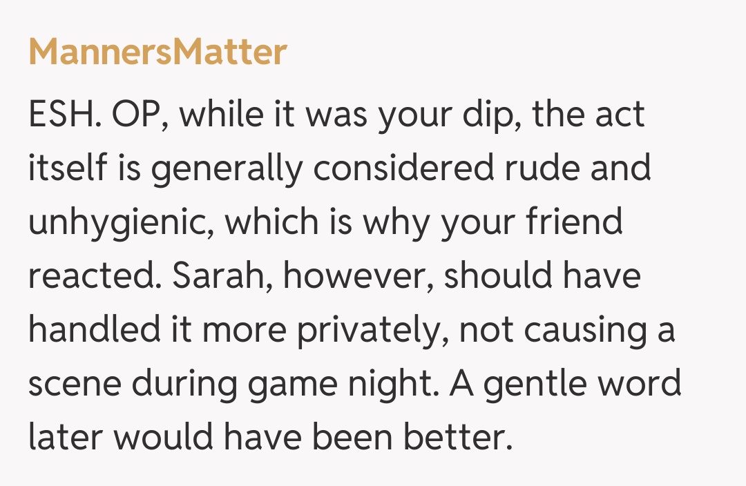Comentariu de la MannersMatter