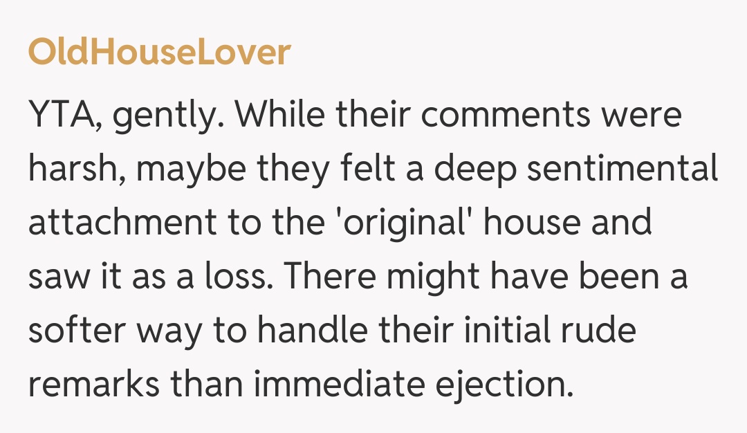 Comentariu de la OldHouseLover