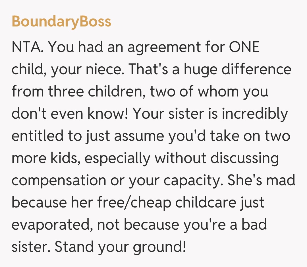 Comentariu de la BoundaryBoss