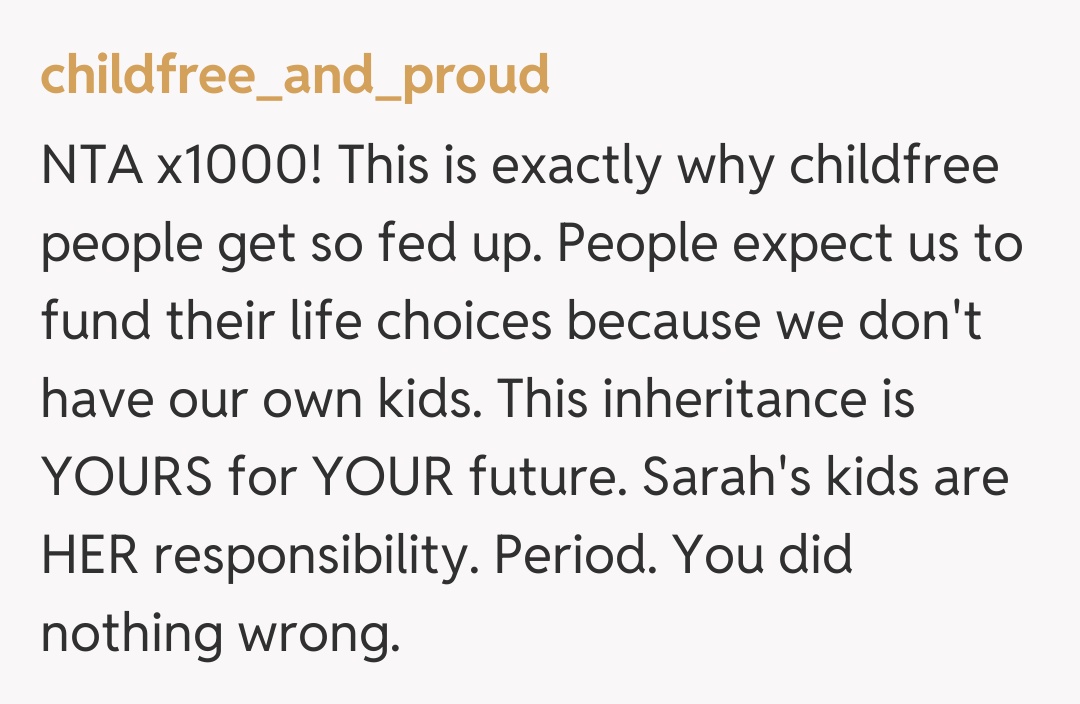 Comentariu de la childfree_and_proud