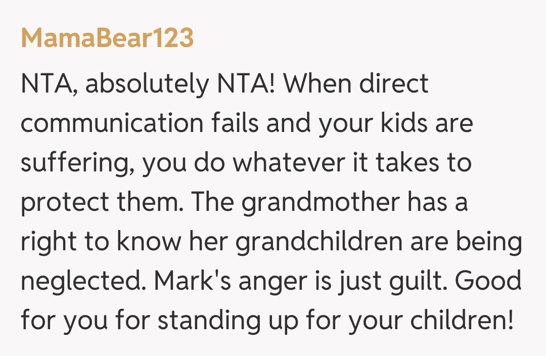 Comentariu de la MamaBear123