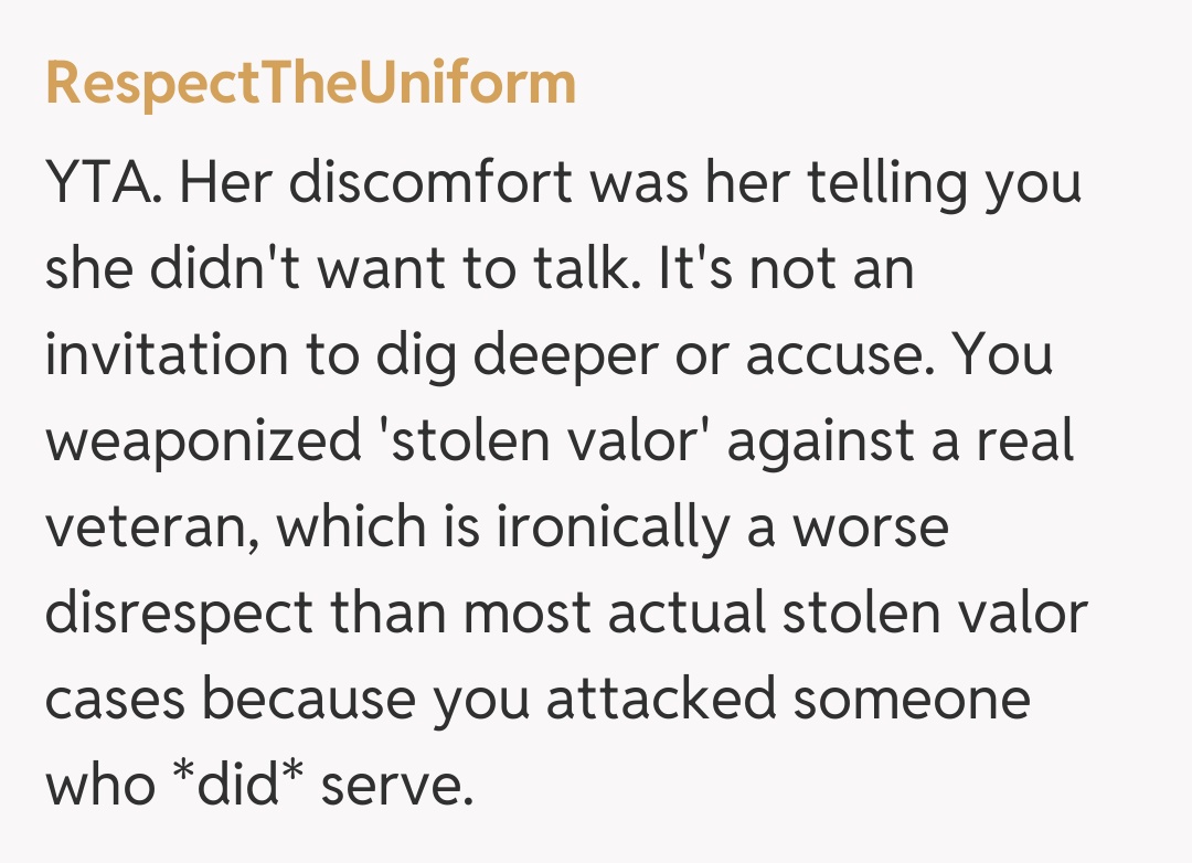 Comentariu de la RespectTheUniform