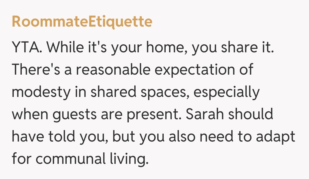 Comentariu de la RoommateEtiquette