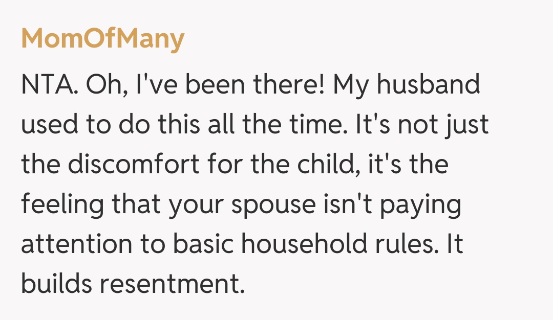 Comentariu de la MomOfMany