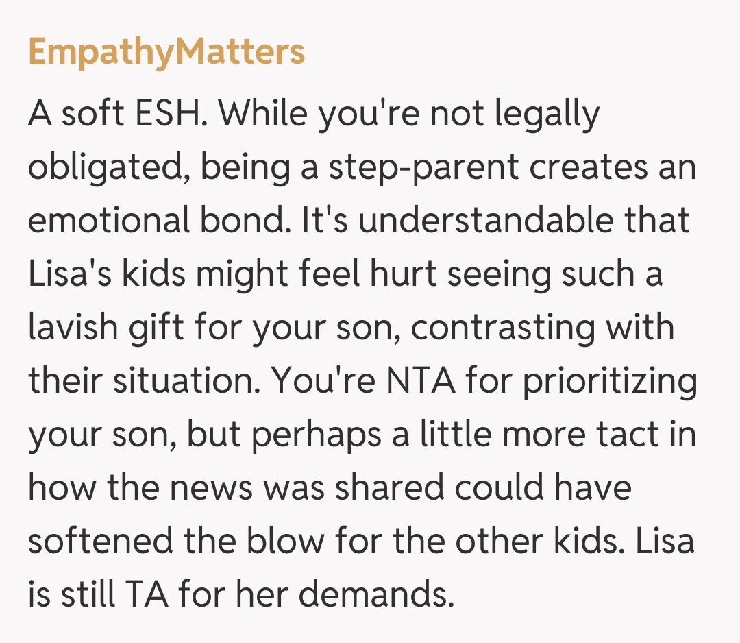 Comentariu de la EmpathyMatters