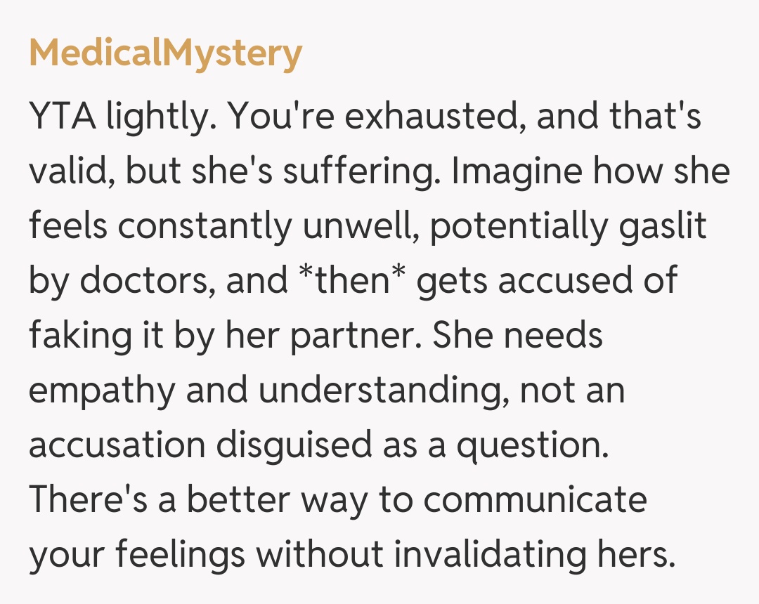Comentariu de la MedicalMystery