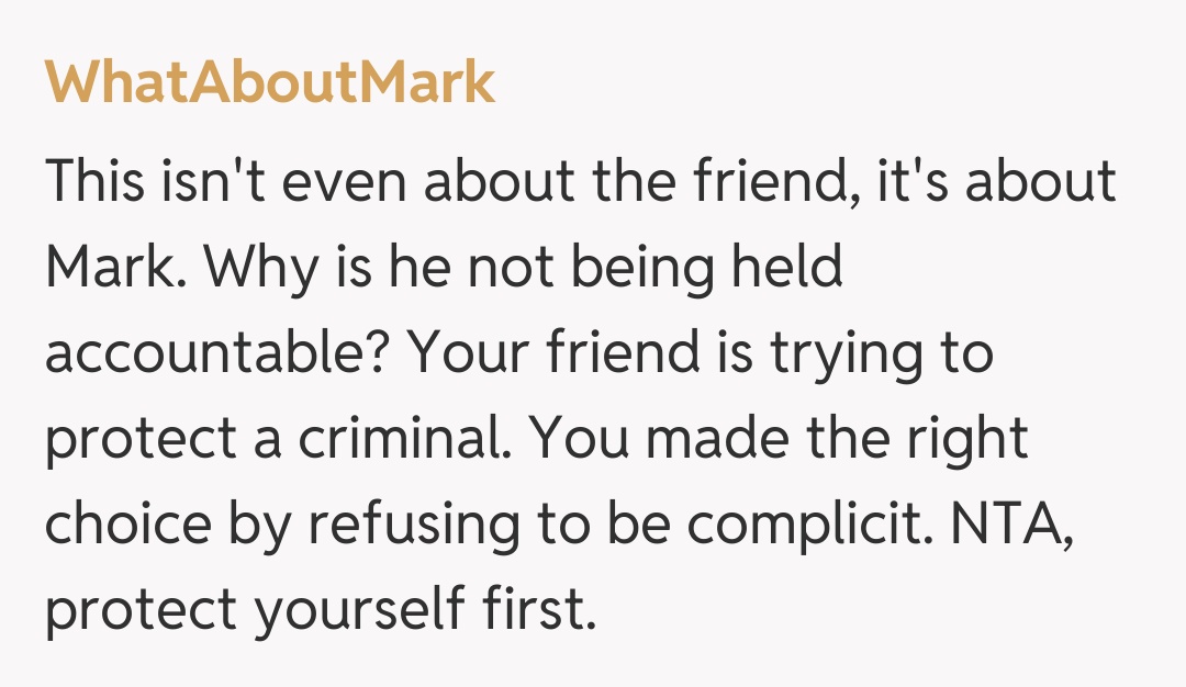 Comentariu de la WhatAboutMark