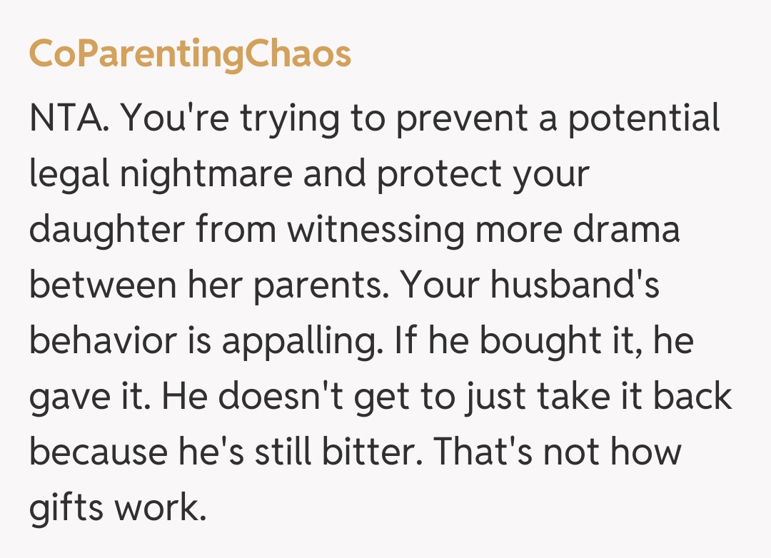 Comentariu de la CoParentingChaos