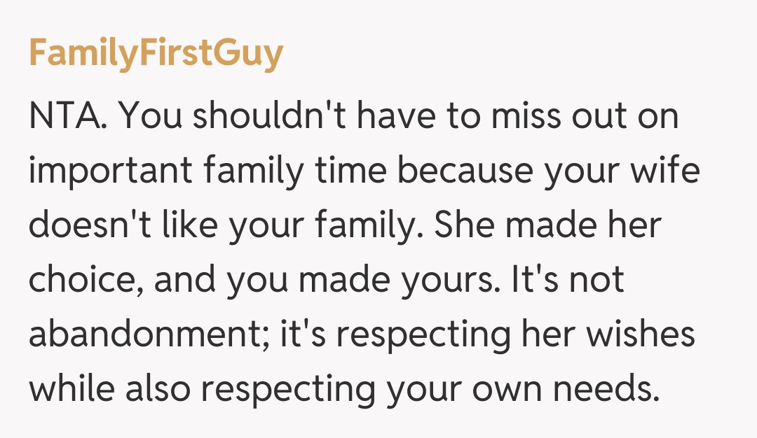 Comentariu de la FamilyFirstGuy