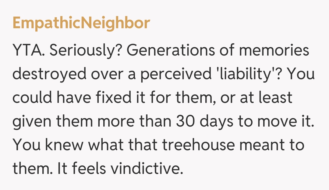 Comentariu de la EmpathicNeighbor