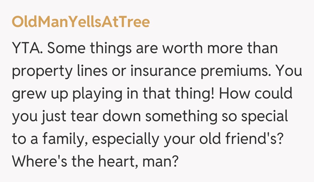 Comentariu de la OldManYellsAtTree