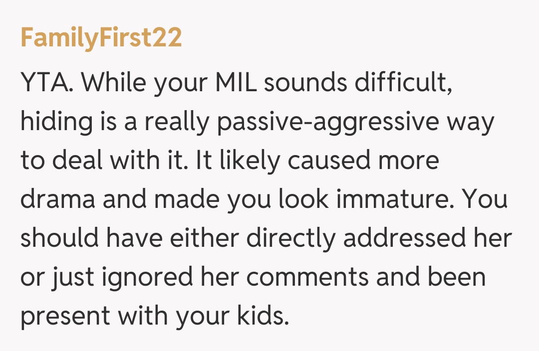 Comentariu de la FamilyFirst22