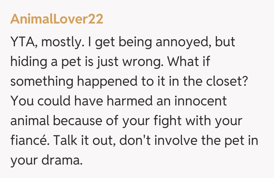Comentariu de la AnimalLover22
