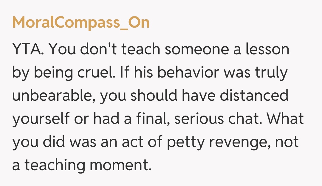 Comentariu de la MoralCompass_On