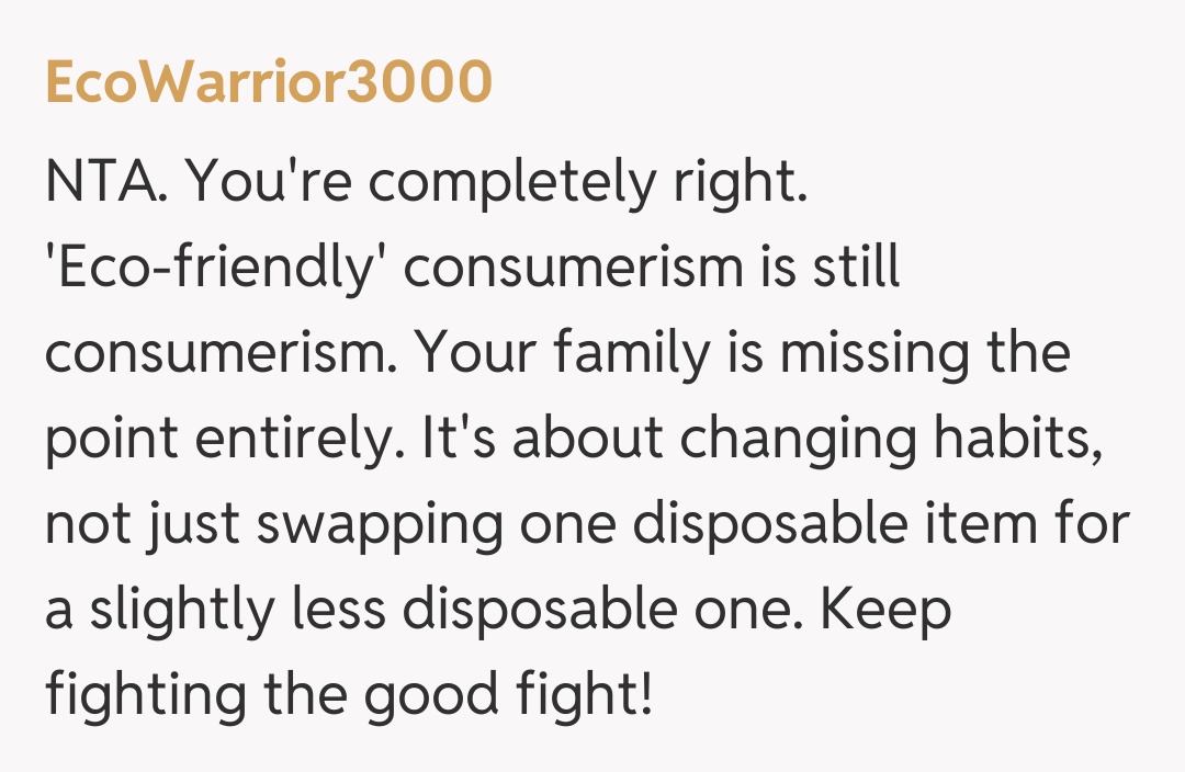 Comentariu de la EcoWarrior3000