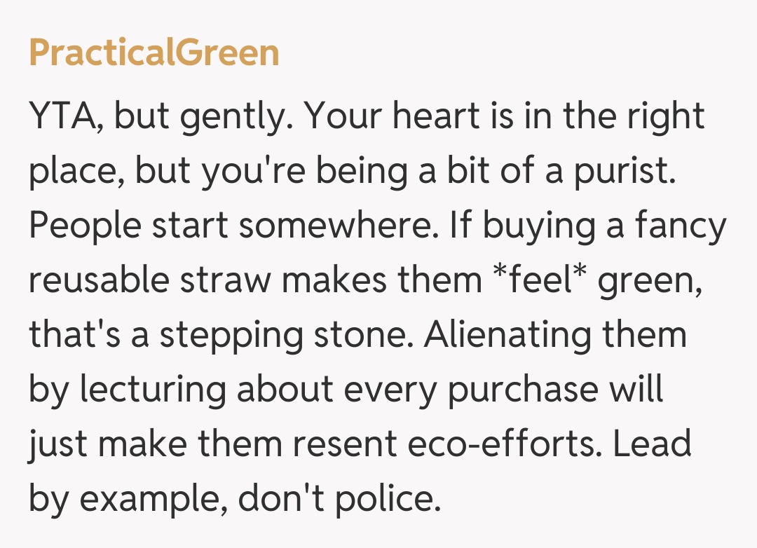 Comentariu de la PracticalGreen