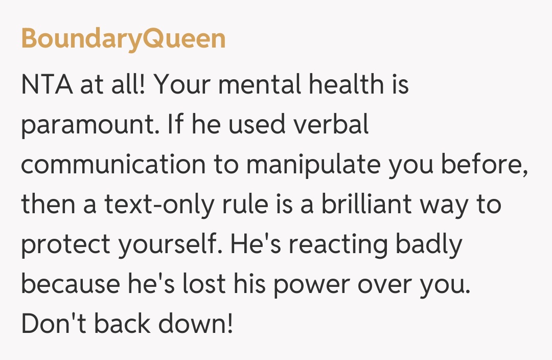 Comentariu de la BoundaryQueen