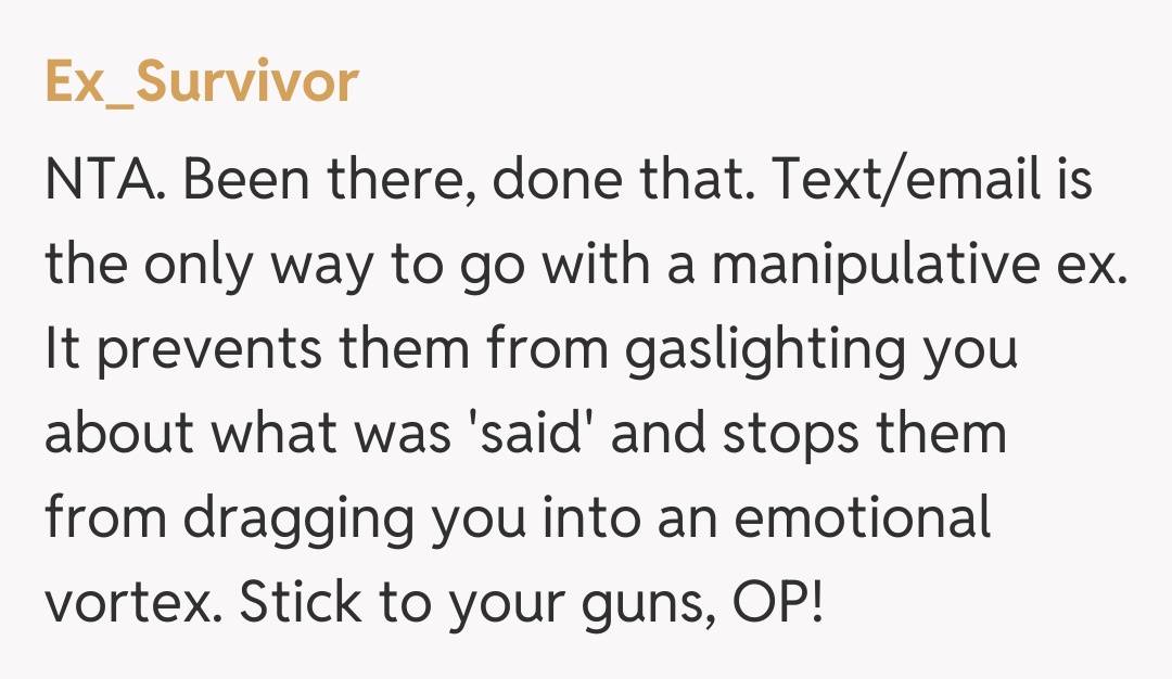 Comentariu de la Ex_Survivor