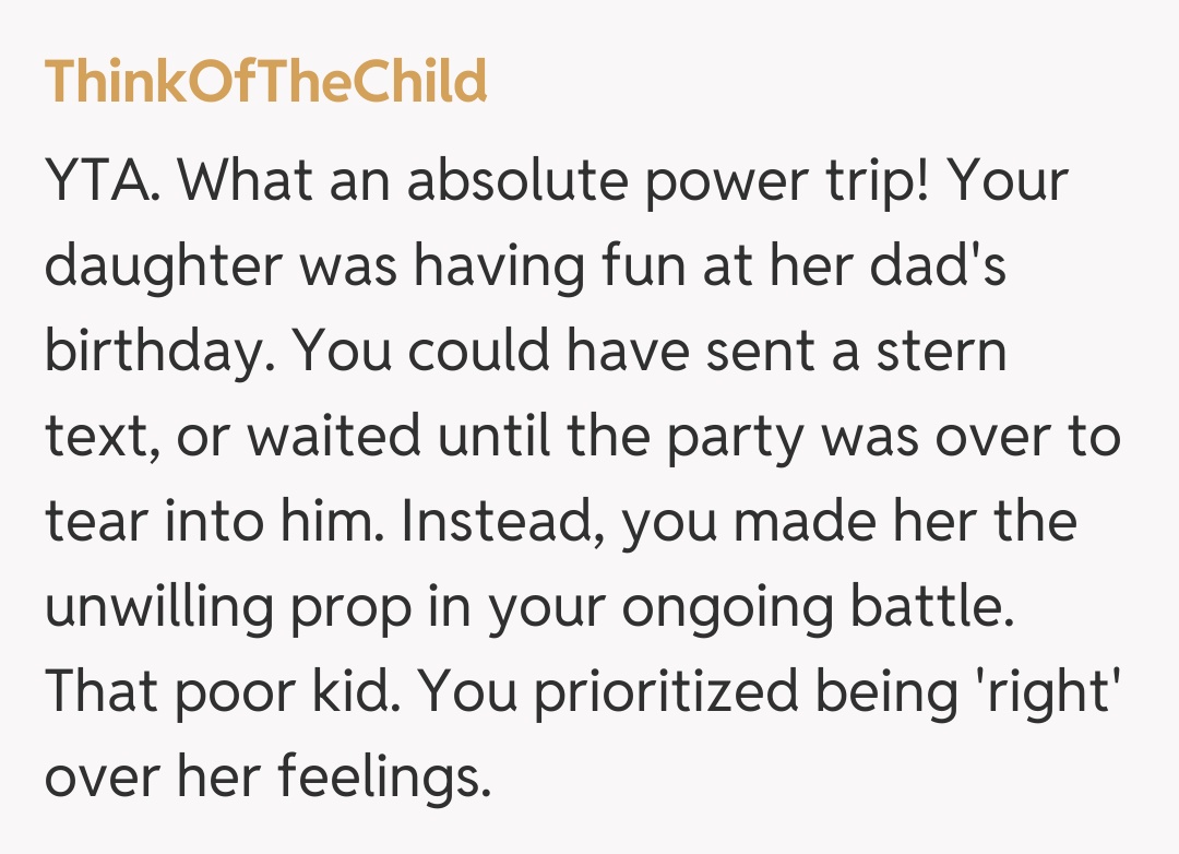 Comentariu de la ThinkOfTheChild