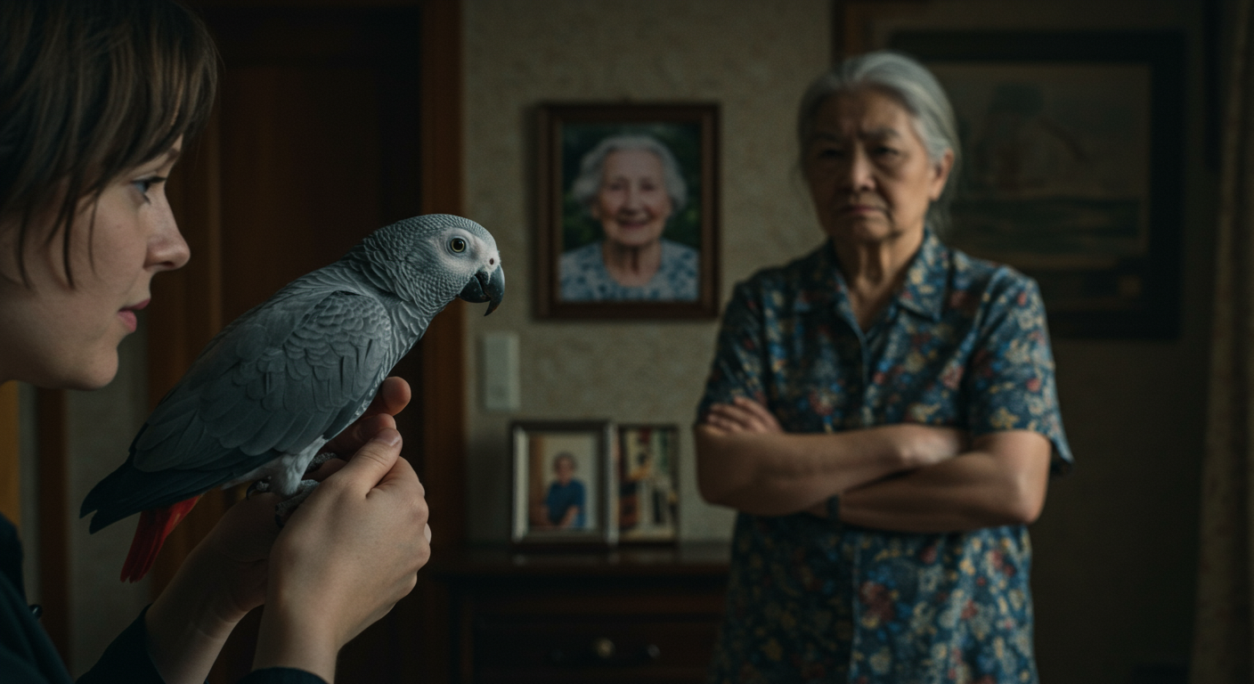 AITA for keeping my late grandma’s parrot even though my aunt says it “belongs to the family”?