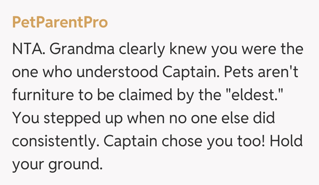 Comentariu de la PetParentPro