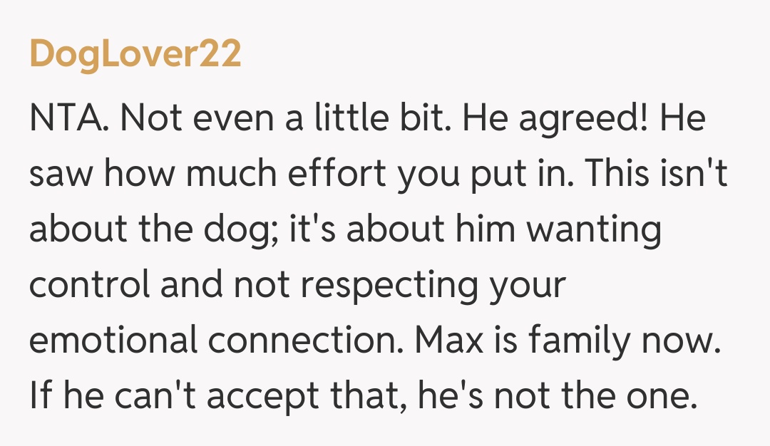 Comentariu de la DogLover22