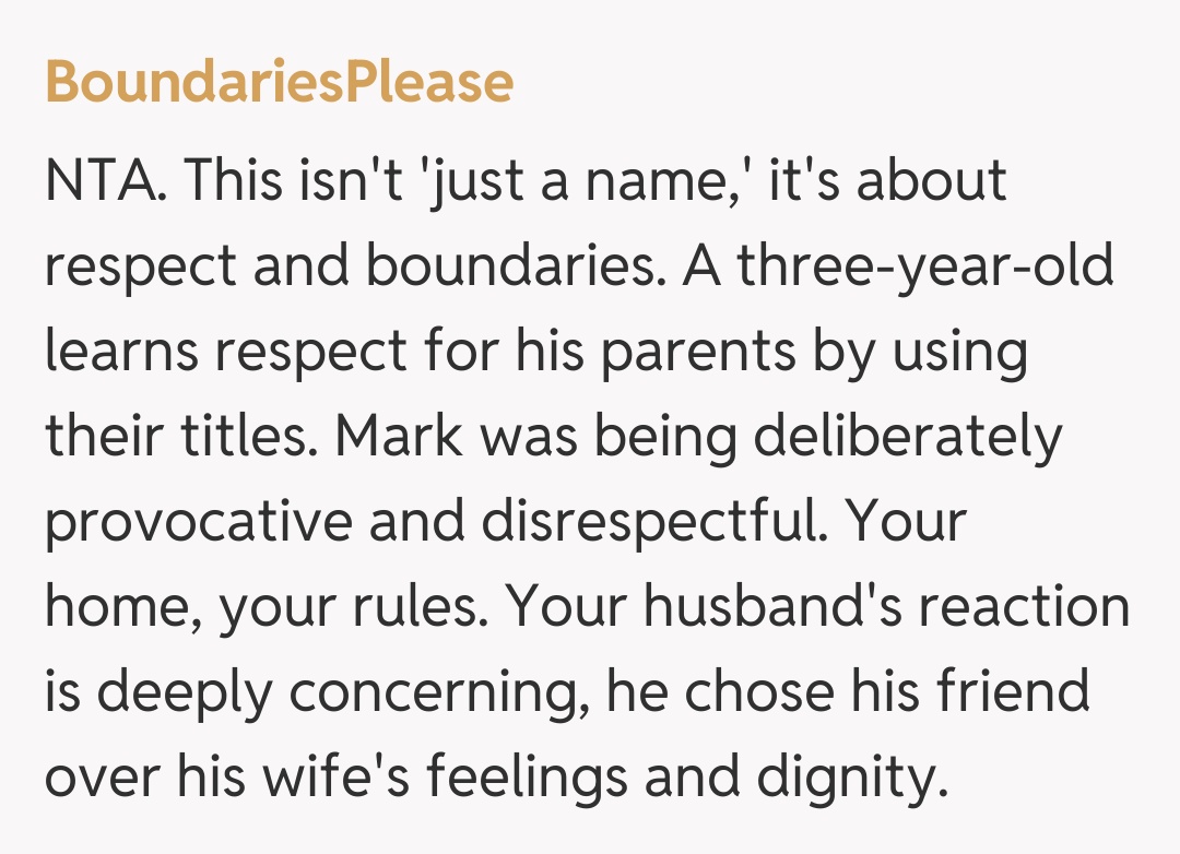 Comentariu de la BoundariesPlease