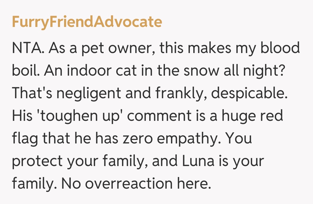 Comentariu de la FurryFriendAdvocate