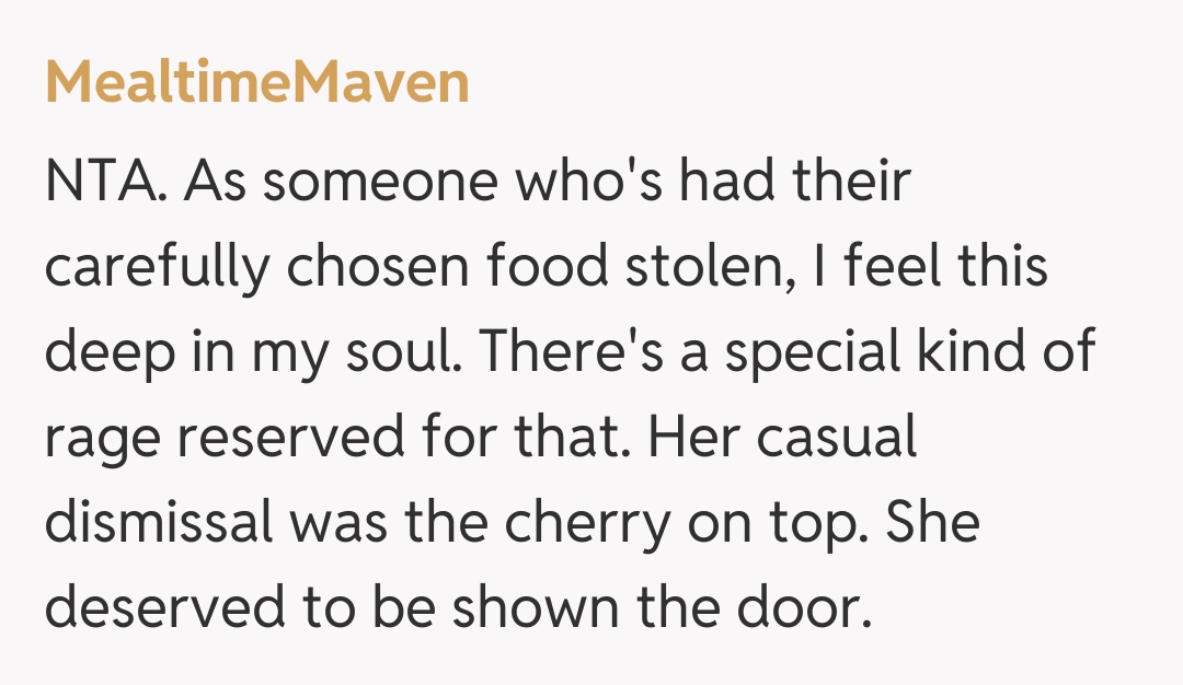 Comentariu de la MealtimeMaven