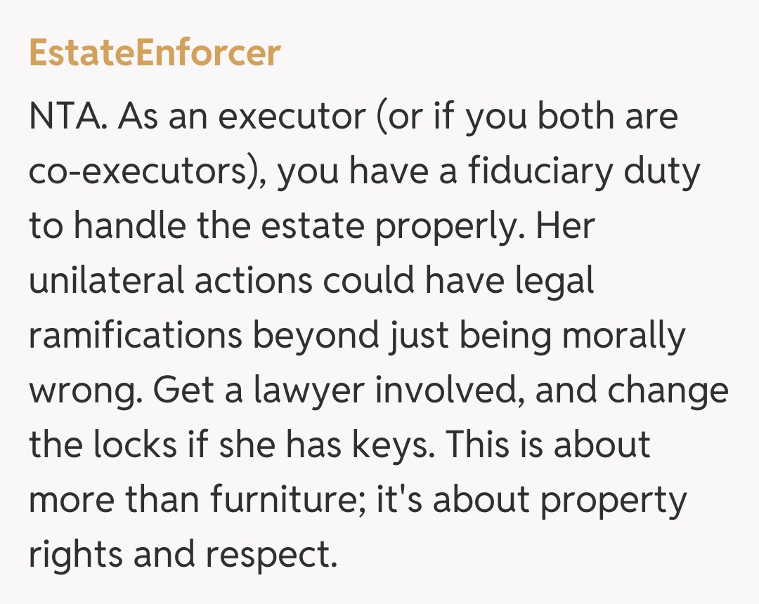 Comentariu de la EstateEnforcer