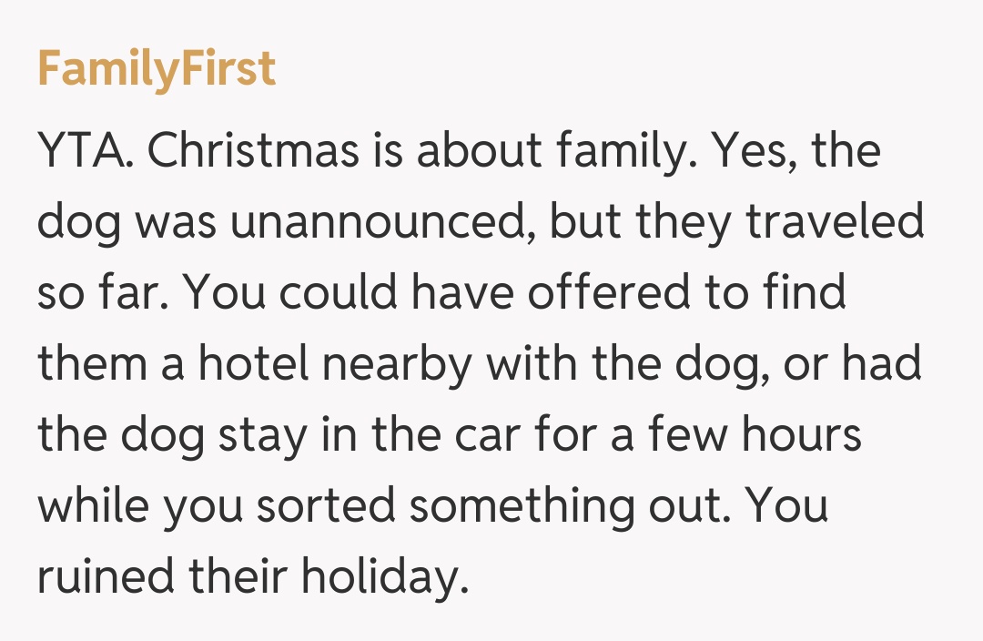 Comentariu de la FamilyFirst