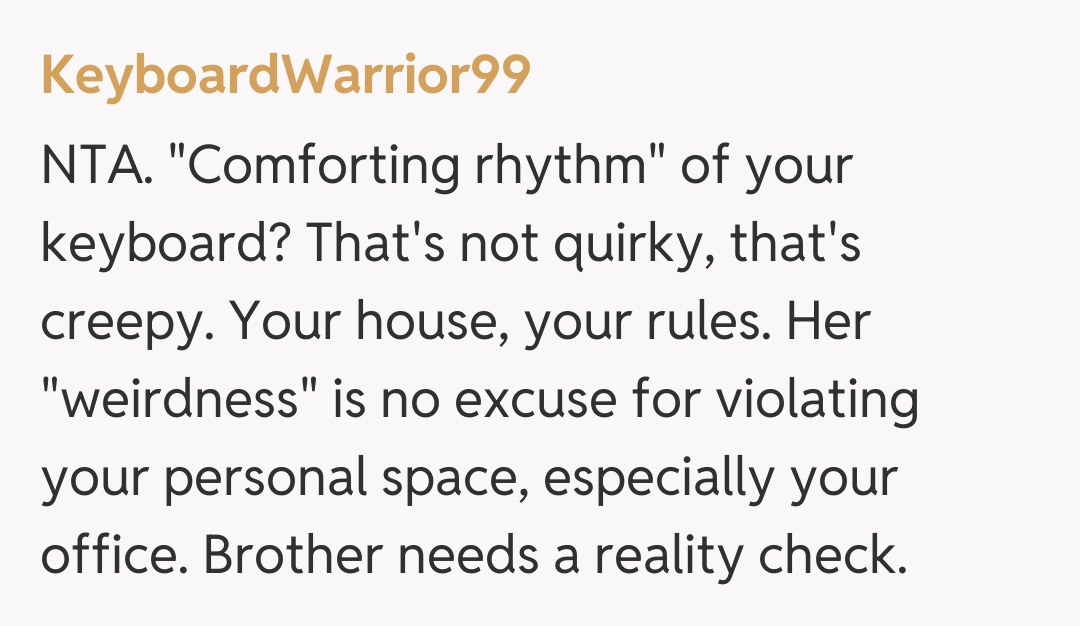 Comentariu de la KeyboardWarrior99