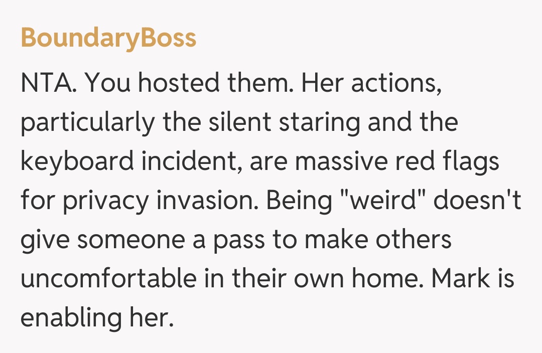 Comentariu de la BoundaryBoss