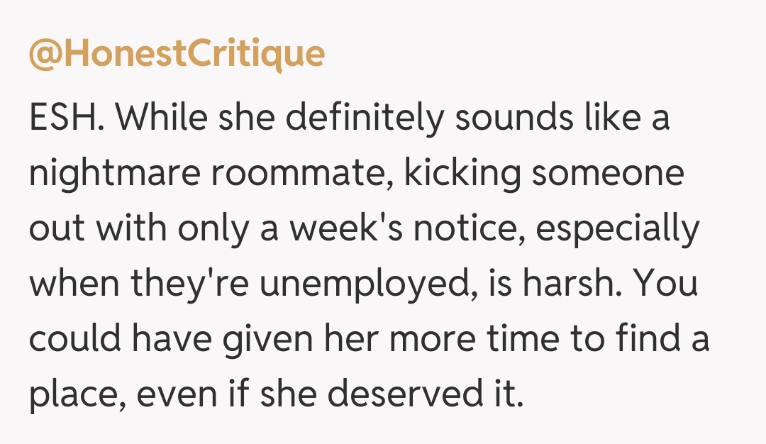 Comentariu de la @HonestCritique