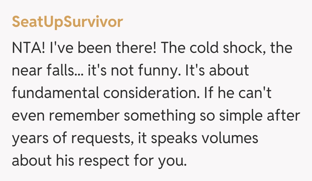 Comentariu de la SeatUpSurvivor