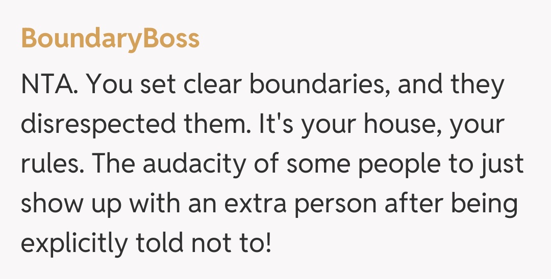 Comentariu de la BoundaryBoss