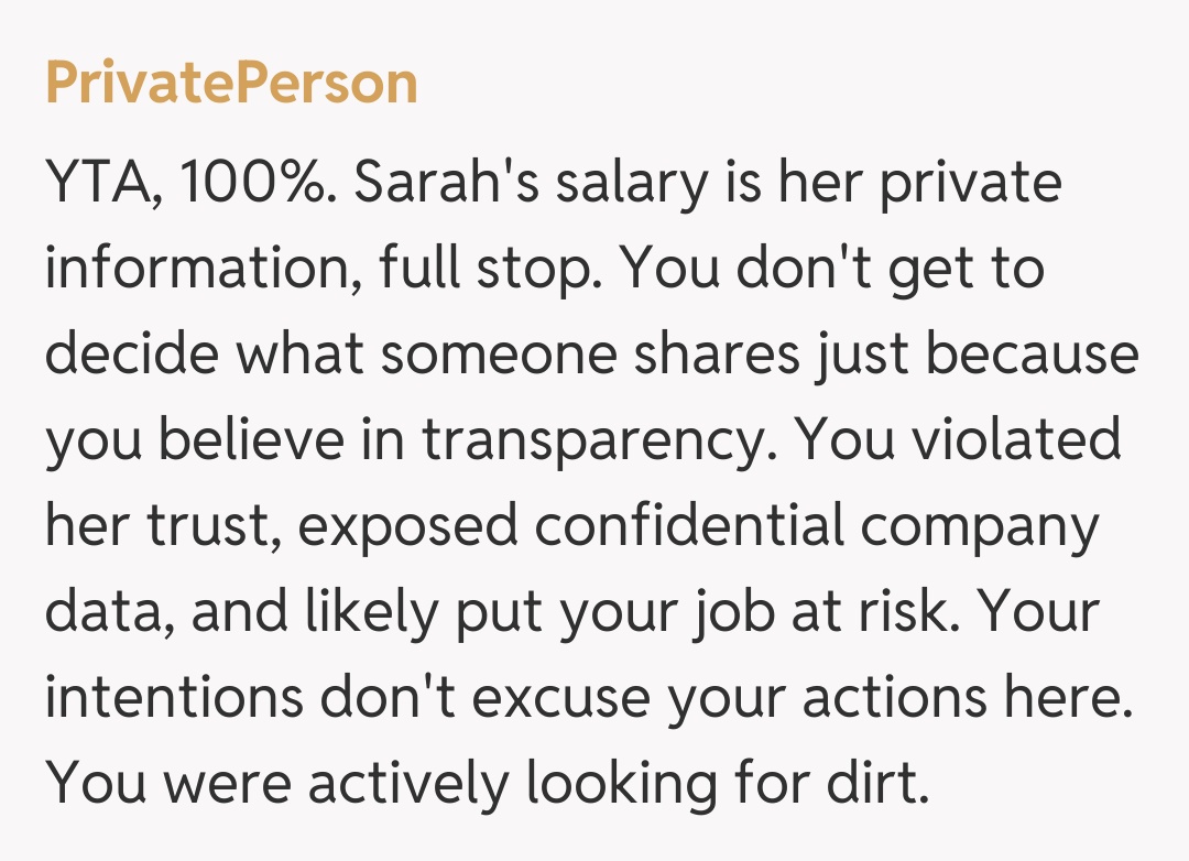 Comentariu de la PrivatePerson
