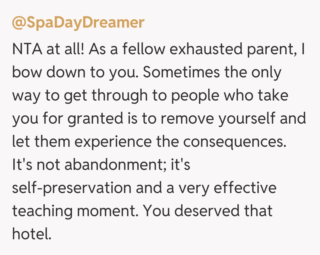 Comentariu de la @SpaDayDreamer
