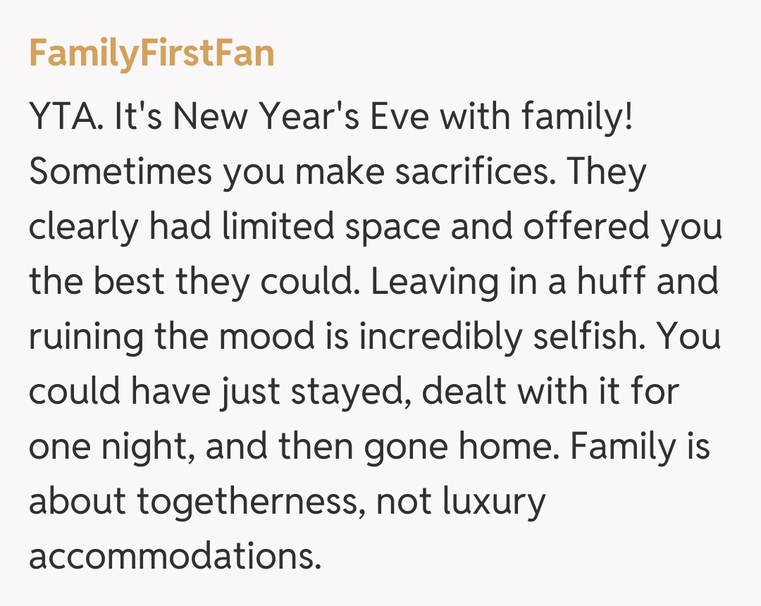 Comentariu de la FamilyFirstFan