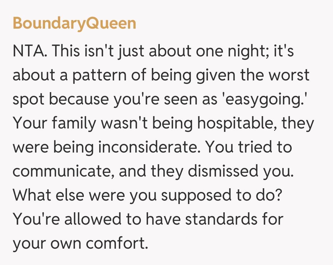 Comentariu de la BoundaryQueen
