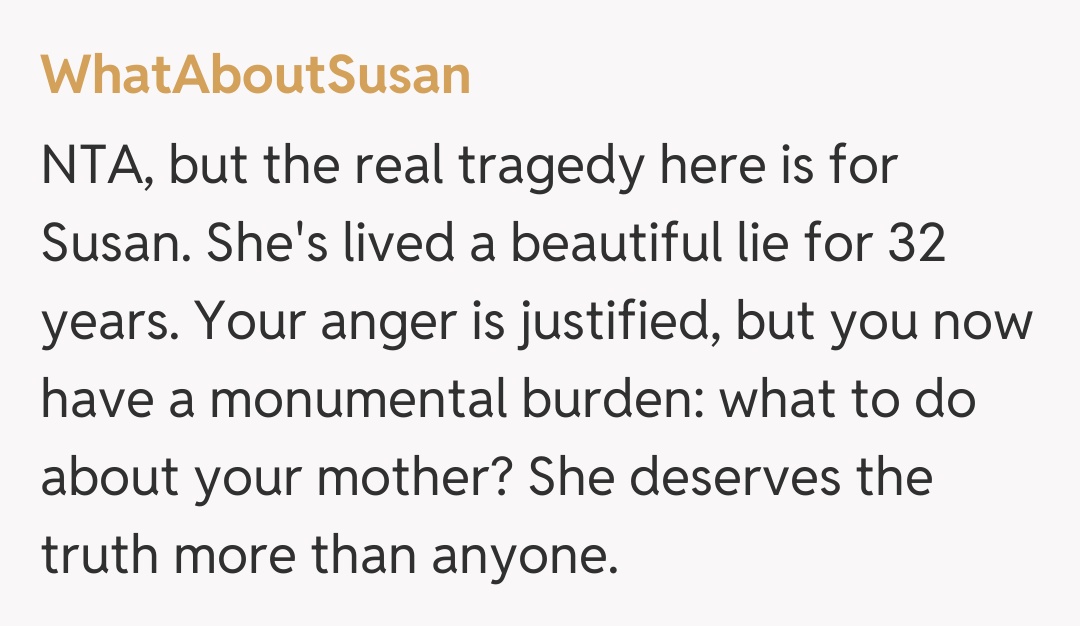 Comentariu de la WhatAboutSusan