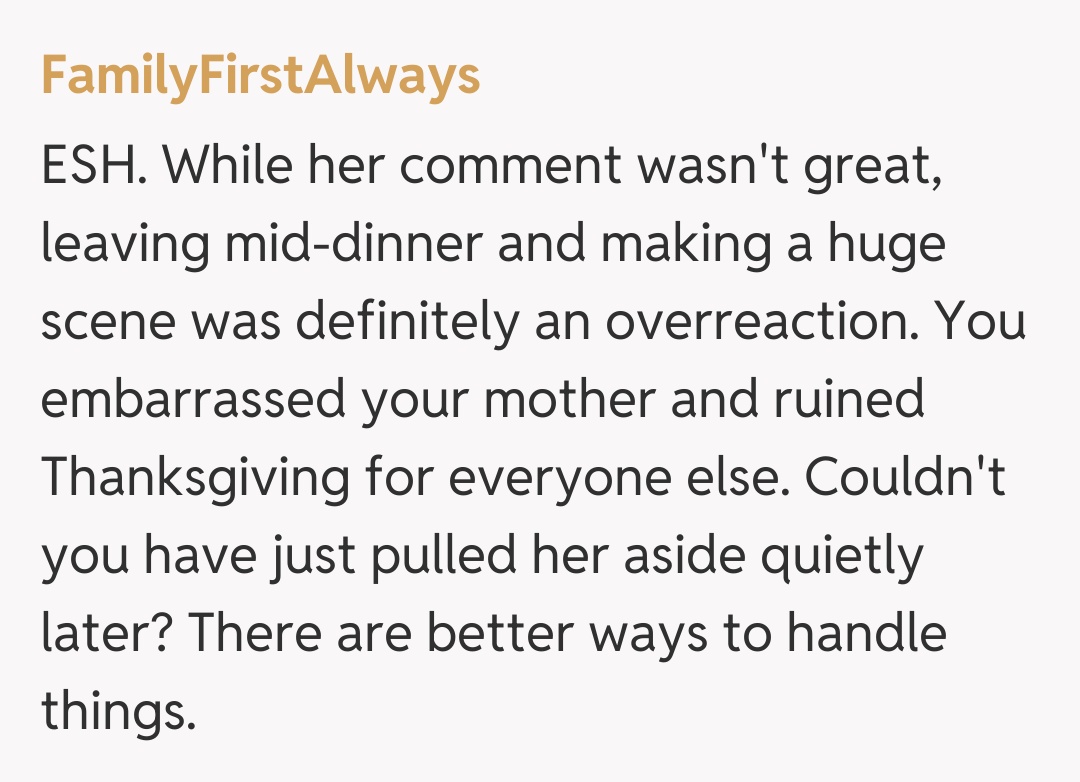 Comentariu de la FamilyFirstAlways