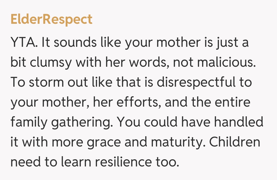 Comentariu de la ElderRespect