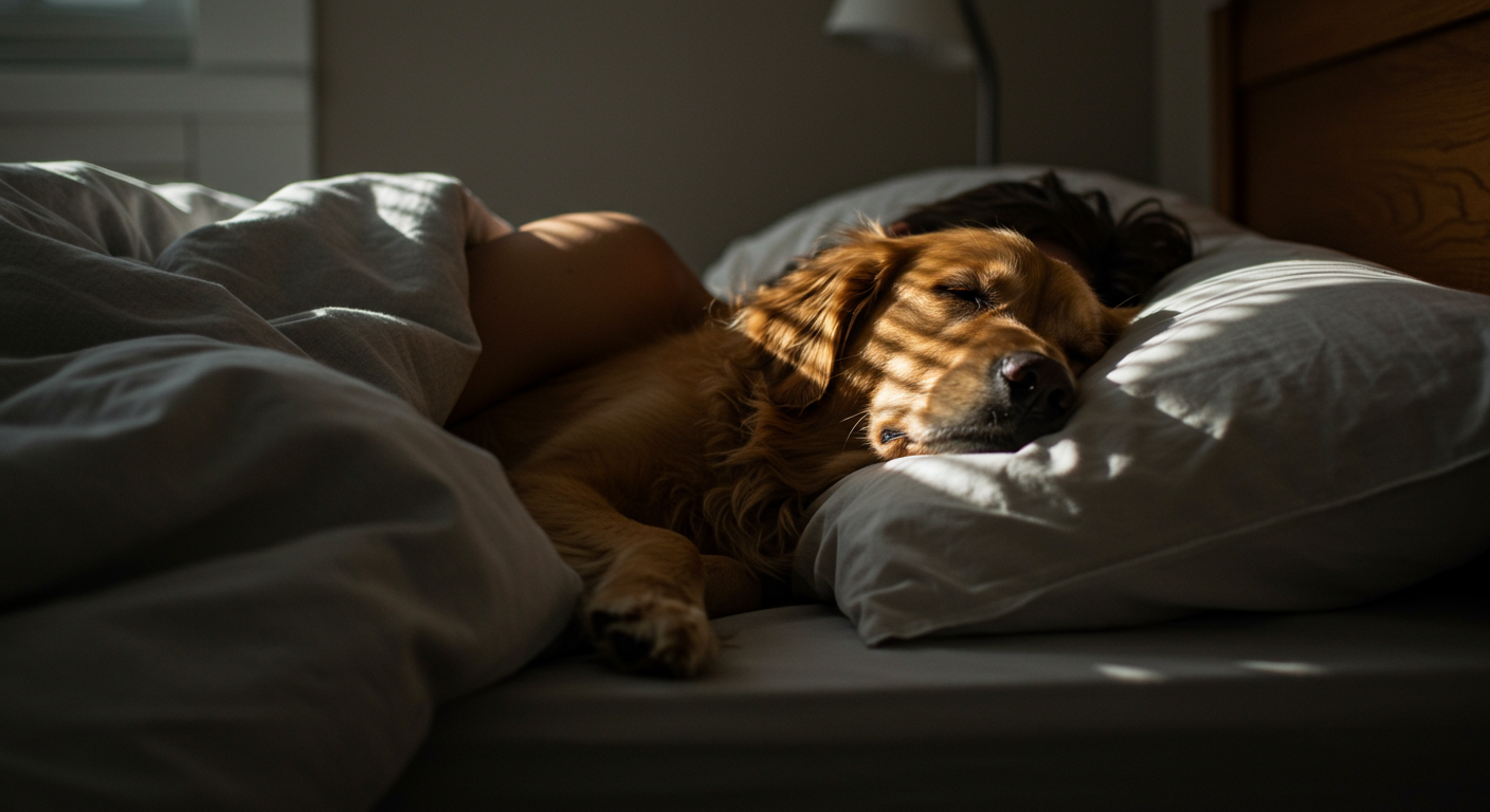 AITA for Letting My Dog Snuggle Me N*ked in Bed?