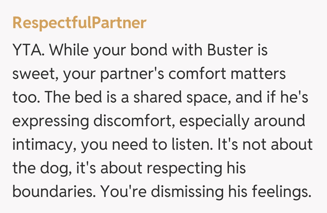 Comentariu de la RespectfulPartner