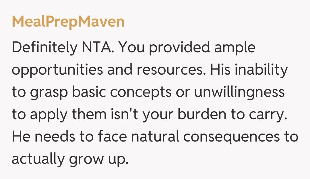 Comentariu de la MealPrepMaven