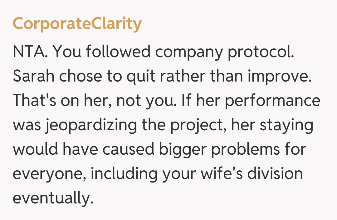 Comentariu de la CorporateClarity