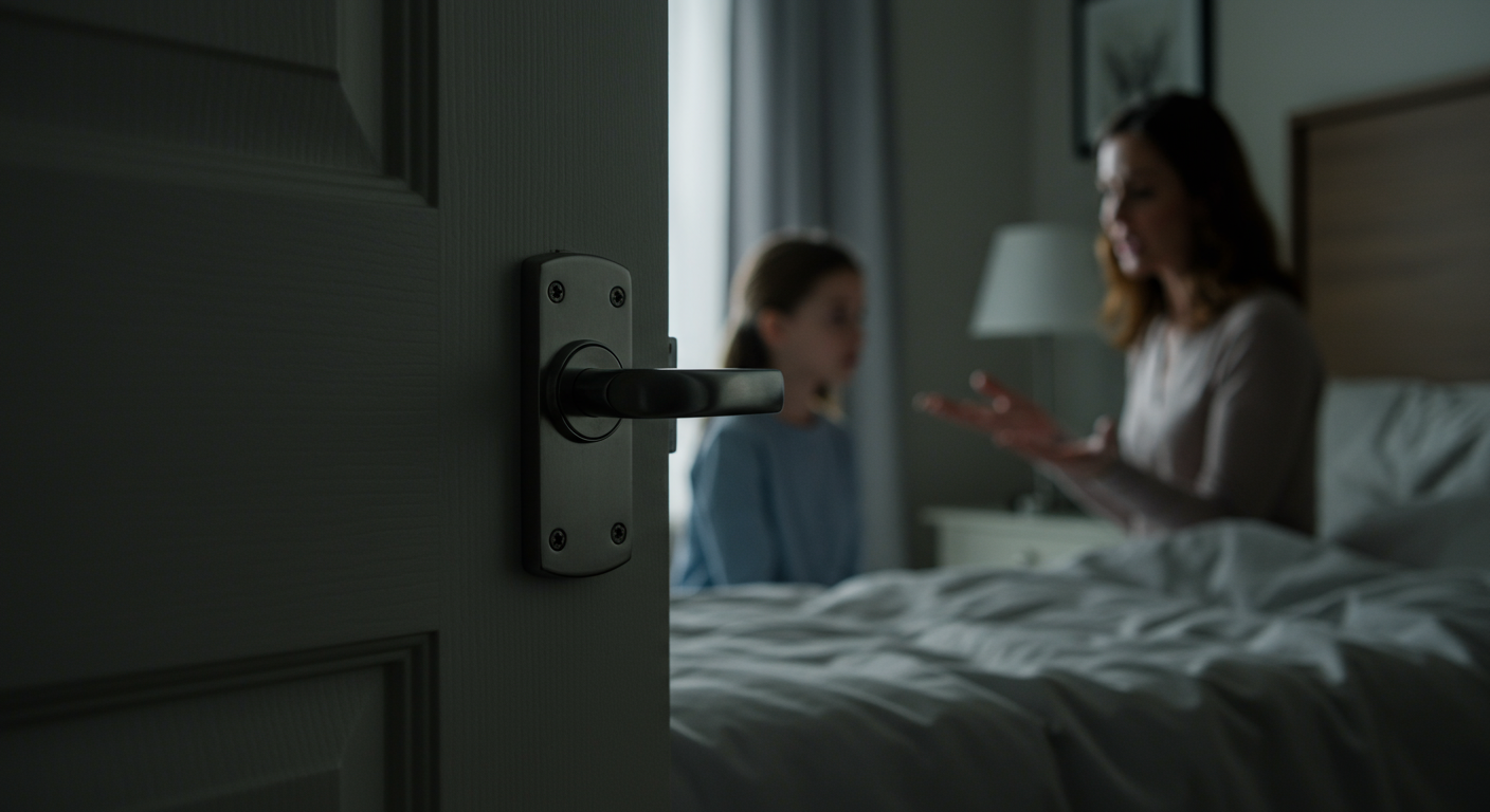 AITA for locking my door at night?