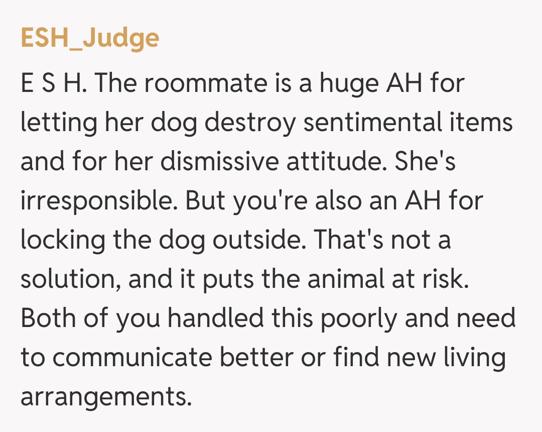 Comentariu de la ESH_Judge