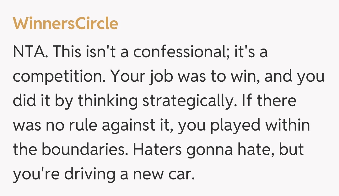 Comentariu de la WinnersCircle